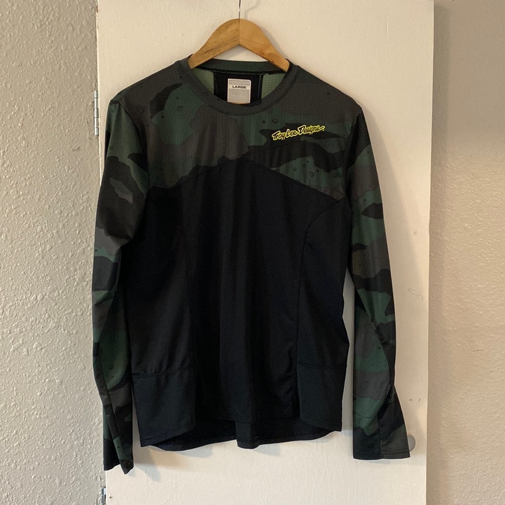 Troy Lee Designs Skyline LS Jersey, Large, Camo